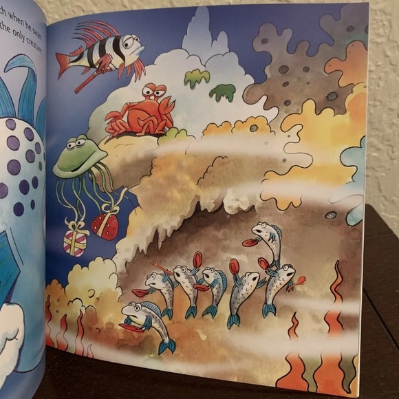 Pout-Pout Fish: Christmas Spirit New Includes 2 Pages Of Stickers - Picture 4 of 4